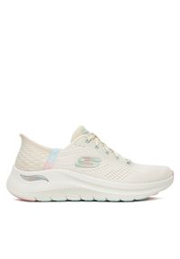 skechers - Skechers Sneakersy Arch Fit 2.0 150066/NTPK Beżowy. Kolor: beżowy. Materiał: materiał