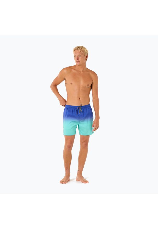 RIPCURL - Szorty kąpielowe męskie Rip Curl Laze Fade Volley. Kolor: niebieski