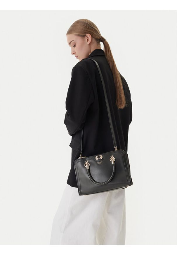 Guess Torebka HWVG95 31060 Czarny. Kolor: czarny. Materiał: skórzane
