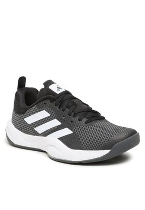 Adidas - adidas Buty na siłownię Rapidmove IF3203 Czarny. Kolor: czarny. Materiał: materiał. Sport: fitness