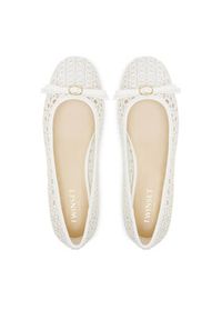TwinSet - TWINSET Baleriny 251TGT030 Biały. Kolor: biały. Materiał: skóra #3