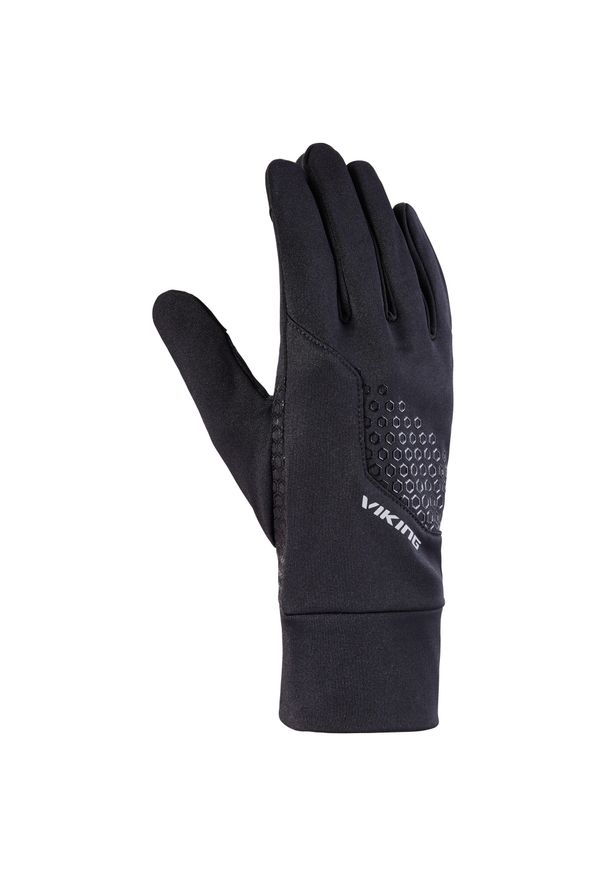 Rękawice turystyczne dla dorosłych Viking Folgarida multifunkcyjne. Kolor: czarny. Sport: turystyka piesza