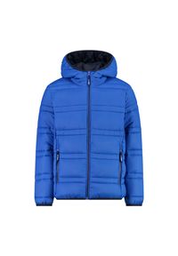 Kurtka dziecięca z kapturem CMP. Typ kołnierza: kaptur. Kolor: niebieski. Sezon: zima #1