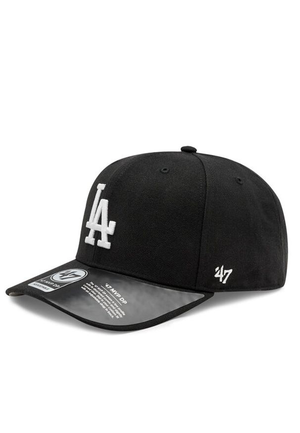 47 Brand Czapka z daszkiem Mlb Los Angeles Dodgers Cold Zone CLZOE12WBP Czarny. Kolor: czarny. Materiał: bawełna
