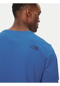 The North Face T-Shirt Easy NF0A8A6C Niebieski Regular Fit. Kolor: niebieski. Materiał: bawełna