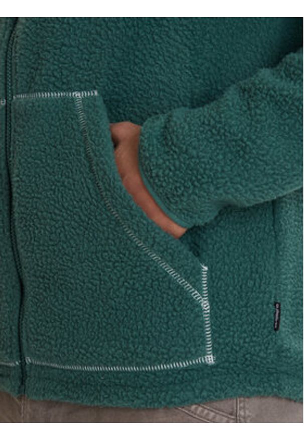 Quiksilver Polar Clean Coast Block EQYPF03065 Zielony Loose Fit. Kolor: zielony. Materiał: syntetyk