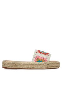 DeeZee Espadryle 8-730-4 Écru. Materiał: materiał #1