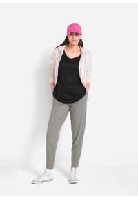 bonprix - Długi shirt z miękkiej wiskozy (2 szt.). Typ kołnierza: dekolt w serek. Kolor: czarny. Materiał: wiskoza. Długość: długie #3