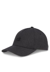 Calvin Klein Czapka z daszkiem Raised Embroidery K60K613118 Czarny. Kolor: czarny. Materiał: len #1