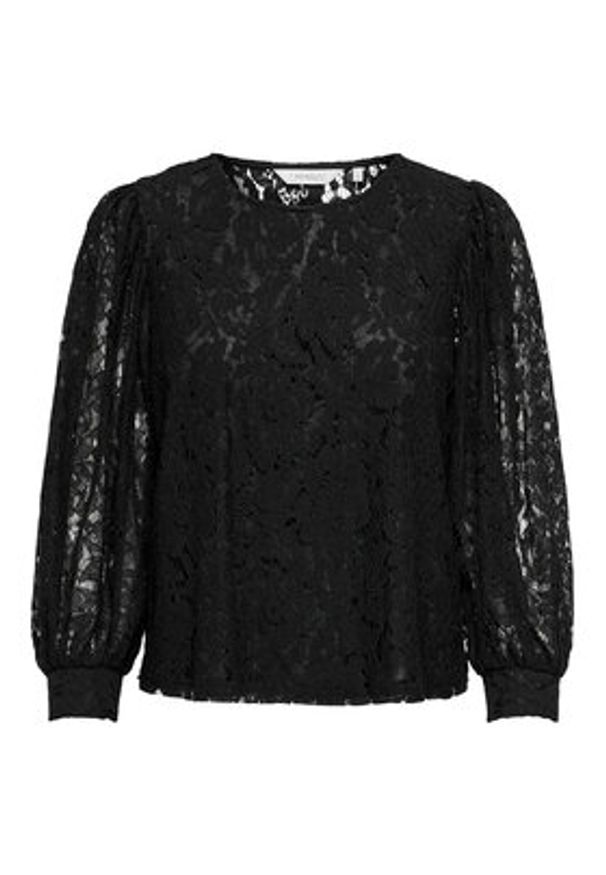 only - ONLY Bluzka 15283271 Czarny Regular Fit. Kolor: czarny. Materiał: syntetyk