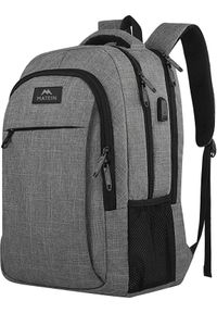Plecak Matein podróżny miejski na laptopa 17,3, kolor szary, 48x35x20 cm. Kolor: szary #1
