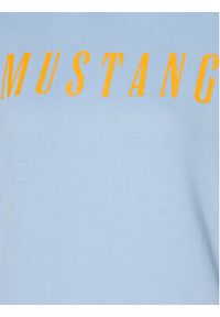 Mustang Bluza Aberdeen 1014960 Błękitny Regular Fit. Kolor: niebieski. Materiał: bawełna #3