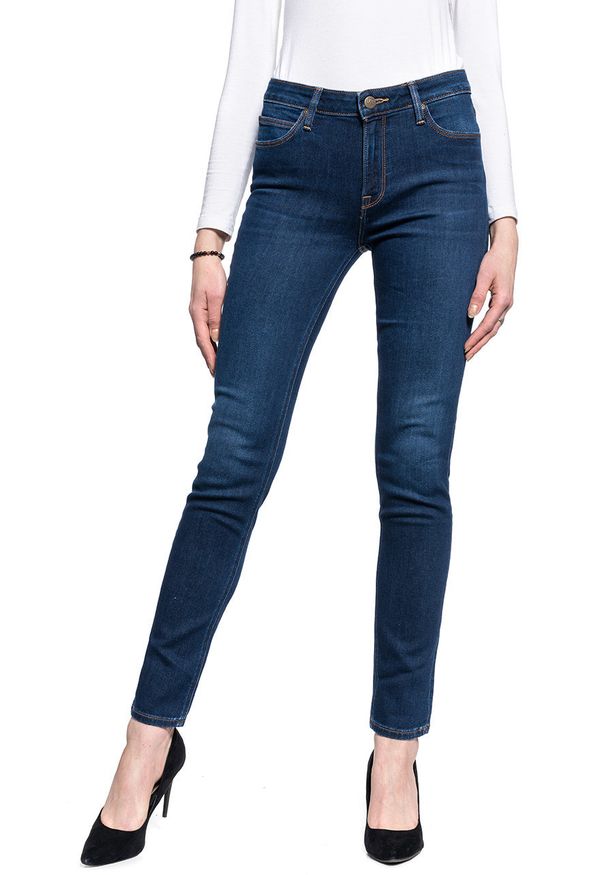 Lee - DAMSKIE SPODNIE JEANSOWE LEE ELLY DARK ROOK L305NOXE 112106131