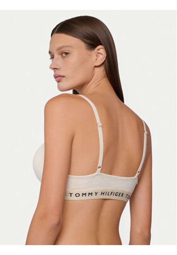 TOMMY HILFIGER - Tommy Hilfiger Biustonosz braletka UW0UW05715 Beżowy. Kolor: beżowy. Materiał: bawełna