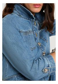 Morgan Kombinezon 261-PIMA Niebieski Wide Leg. Kolor: niebieski. Materiał: bawełna #2