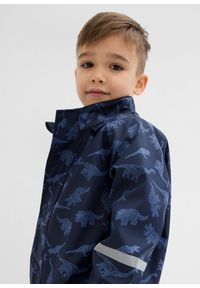 bonprix - Kurtka przeciwdeszczowa z kapturem. Typ kołnierza: kaptur. Kolor: niebieski #3