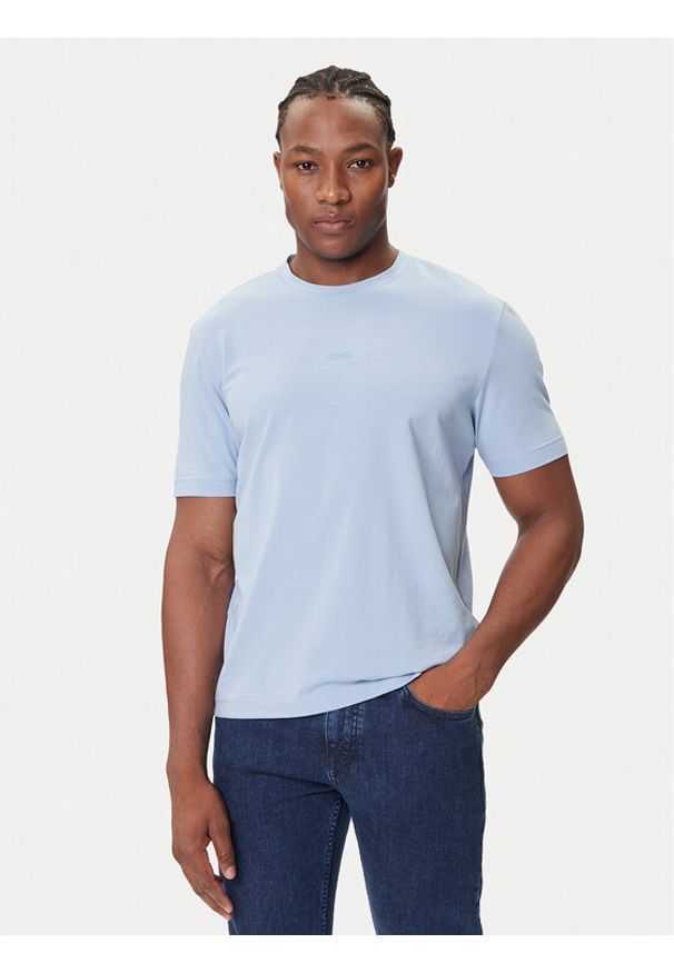 BOSS T-Shirt Tchup 50473278 Błękitny Relaxed Fit. Kolor: niebieski. Materiał: bawełna