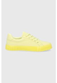 Call It Spring Tenisówki Jordanna damskie kolor żółty. Zapięcie: sznurówki. Kolor: żółty. Materiał: guma