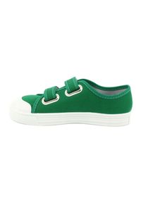Befado obuwie dziecięce 440X013 zielone. Kolor: zielony. Materiał: tkanina. Styl: młodzieżowy, elegancki #7