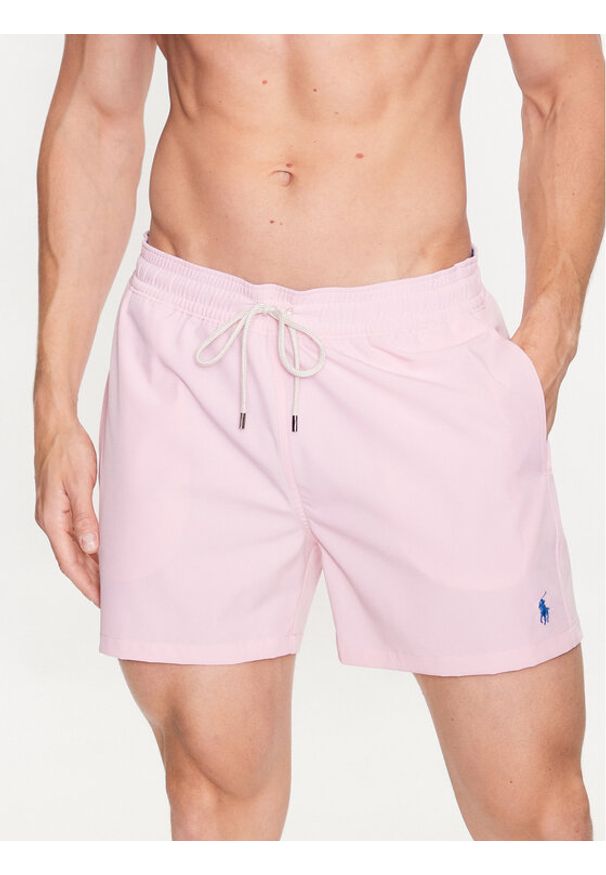 Szorty kąpielowe Polo Ralph Lauren. Kolor: różowy. Materiał: syntetyk