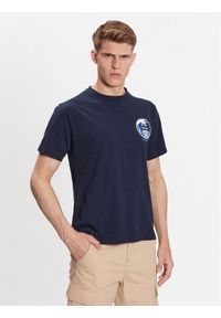 North Sails T-Shirt 692840 Granatowy Regular Fit. Kolor: niebieski. Materiał: bawełna #1