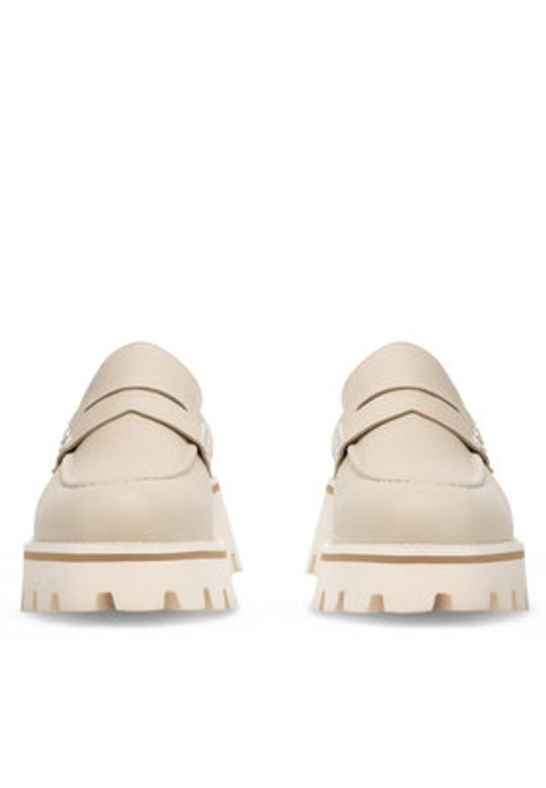 Badura Loafersy GISELLE-24SS202 Beżowy. Kolor: beżowy. Materiał: skóra