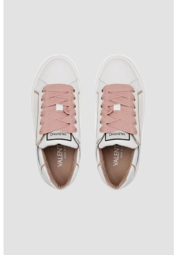 Valentino by Mario Valentino - VALENTINO Białe buty Stan S Sneaker Lace-Up, Rozmiar 37. Kolor: biały