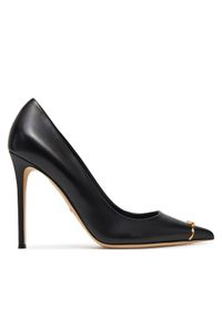 Elisabetta Franchi Szpilki SA-74L-52E2-V500 Czarny. Kolor: czarny. Materiał: skóra. Obcas: na szpilce