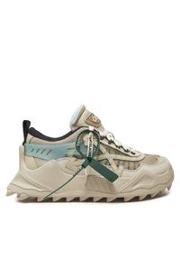 OFF-WHITE - Off-White Sneakersy OMIA139S22FAB0036110 Beżowy. Kolor: beżowy. Materiał: skóra #1