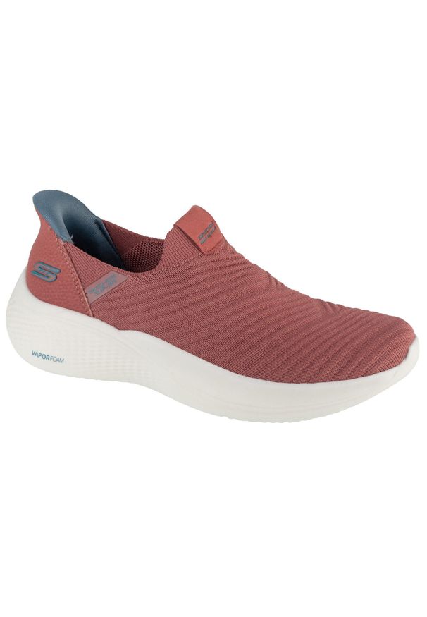 skechers - Buty sportowe Sneakersy damskie, Slip-Ins: Bobs Infinity - Daily. Kolor: różowy. Sport: turystyka piesza