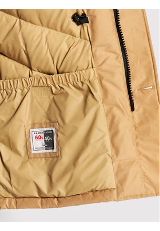 Woolrich Kurtka puchowa Arctic CFWOOU0482MRUT0001 Beżowy Regular Fit. Kolor: beżowy. Materiał: bawełna