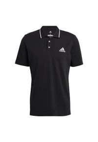 Adidas - Polo adidas Aeroready Essentials Piqué Small Logo. Okazja: na co dzień. Typ kołnierza: polo. Kolor: czarny, biały, wielokolorowy. Materiał: bawełna. Sezon: lato. Styl: casual