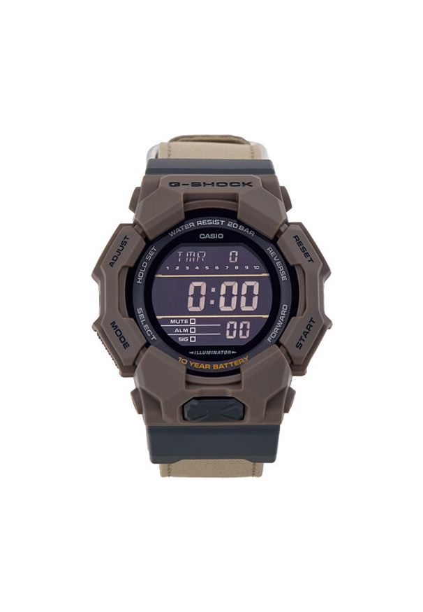 G-Shock Zegarek GD-010CE-5ER Khaki. Kolor: brązowy