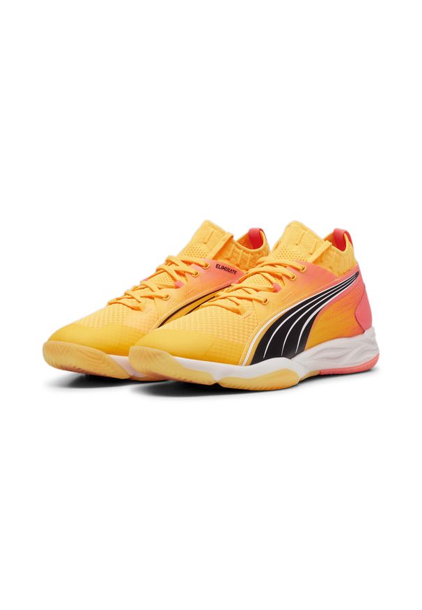 Puma - Buty do piłki ręcznej Eliminate NITRO™ SQD PUMA. Kolor: wielokolorowy, pomarańczowy, żółty, różowy, czarny