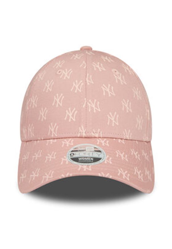 New Era Czapka z daszkiem Wmns Monogram 940 Nyy 60434993 Różowy. Kolor: różowy. Materiał: materiał