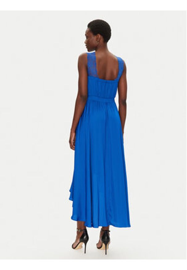 Morgan Sukienka koktajlowa 251-RORLA M Niebieski Regular Fit. Kolor: niebieski. Materiał: syntetyk. Styl: wizytowy