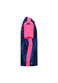 Kappa - Koszulka Stade Français Aboupre Pro 8 2024/25. Kolor: niebieski, różowy, wielokolorowy