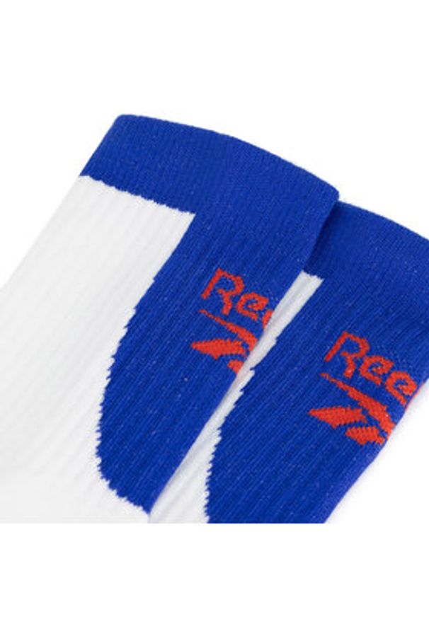 Reebok Skarpety długie R0454-SS24 (1-pack) Biały. Kolor: biały. Materiał: poliester