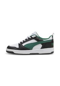 Buty do chodzenia męskie Puma 23 Rebound V6 Low. Kolor: biały. Materiał: materiał, syntetyk. Szerokość cholewki: normalna. Sport: turystyka piesza