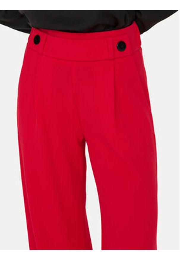 JDY Spodnie materiałowe Geggo 15208430 Czerwony Wide Leg. Kolor: czerwony. Materiał: syntetyk
