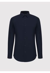 Pako Lorente - PAKO LORENTE – Granatowa koszula bawełniana. Kolor: niebieski. Materiał: bawełna. Długość rękawa: długi rękaw. Długość: długie. Sezon: wiosna, lato #3