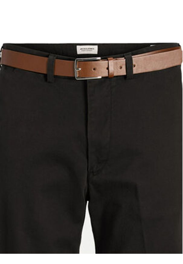 Jack & Jones Szorty materiałowe Marco 12269368 Czarny Regular Fit. Kolor: czarny. Materiał: bawełna