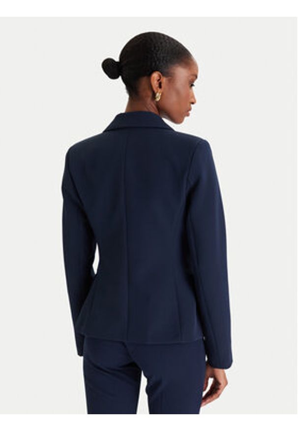 Rinascimento Marynarka CFC0126227003 Granatowy Slim Fit. Kolor: niebieski. Materiał: syntetyk