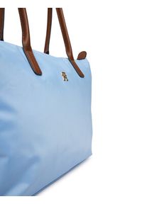 TOMMY HILFIGER - Tommy Hilfiger Torebka Popette Tote AW0AW17711 Błękitny. Kolor: niebieski #2
