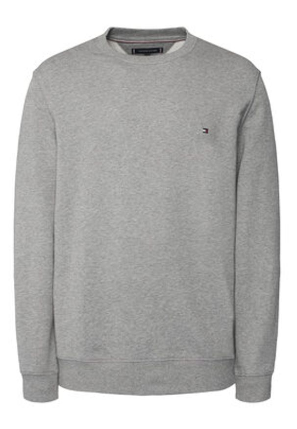 TOMMY HILFIGER - Tommy Hilfiger Bluza Essential MW0MW37237 Szary Regular Fit. Kolor: szary. Materiał: bawełna