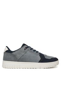 TOMMY HILFIGER - Tommy Hilfiger Sneakersy Basket Core Lite Suede FM0FM05519 Szary. Kolor: szary. Materiał: zamsz, skóra
