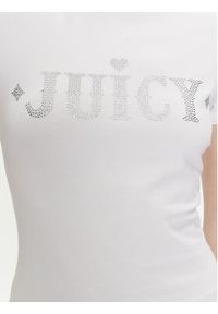 Juicy Couture T-Shirt Ryder Rodeo JCBCT223826 Biały Slim Fit. Kolor: biały. Materiał: bawełna #3