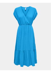 only - ONLY Sukienka letnia Thyra 15317787 Niebieski Regular Fit. Kolor: niebieski. Materiał: bawełna. Sezon: lato #3