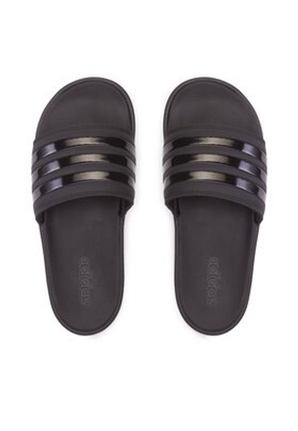 Adidas - adidas Klapki Adilette Platform Slides HQ6179 Czarny. Kolor: czarny. Materiał: syntetyk. Obcas: na platformie