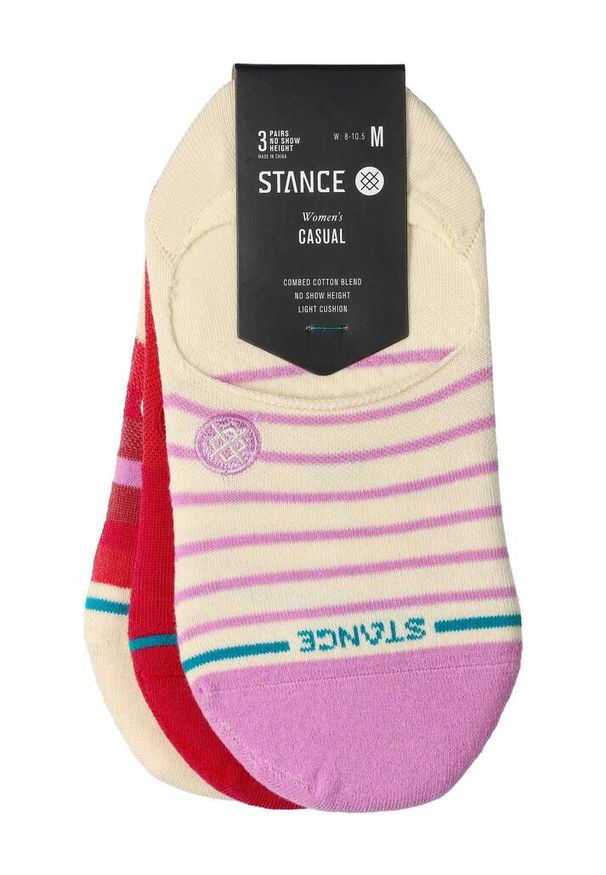 Skarpety damskie Stance Fulfilled 3 Pack. Kolor: beżowy